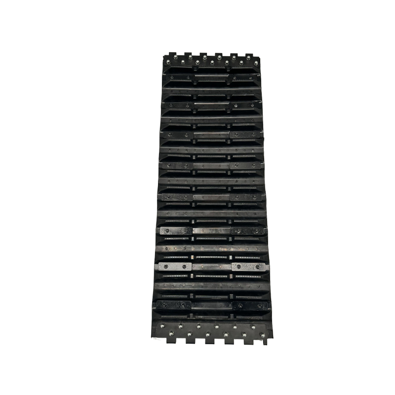China Wholesale Agricultural Excavator Tractor 350*90 150*60 Black Rubber Track